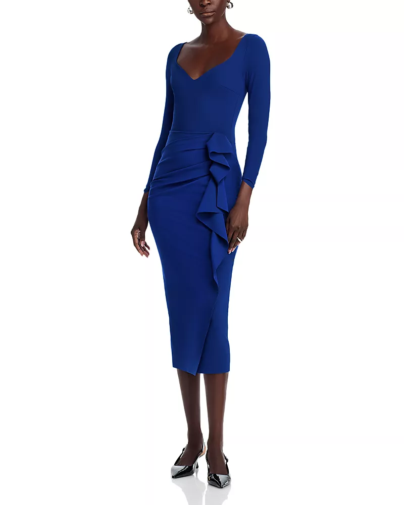 Chiara Boni La Petite Robe Silvheart Midi Dress