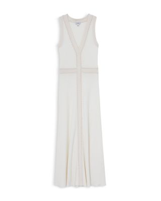 Lou Craft Detail Knitted Midi Dress