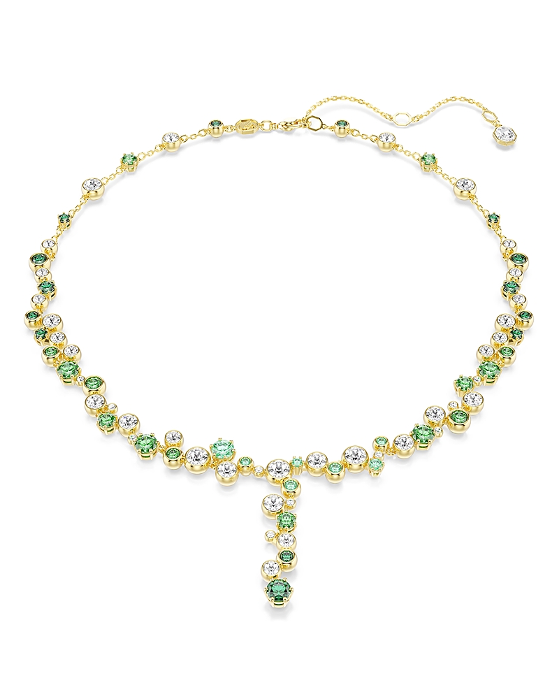 Swarovski Constella Mixed Cuts Y Necklace In Gold