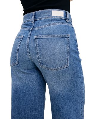 Hepburn High Rise Wide Leg Petite Jeans in Driggs