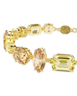 Gema Mixed Cut Crystal Flex Bracelet
