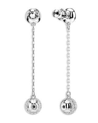 Una Crystal Angelic Front To Back Drop Earrings