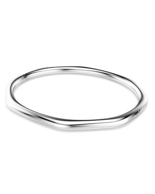 Dextera Pav&eacute; Crystal Geometric Bangle Bracelet