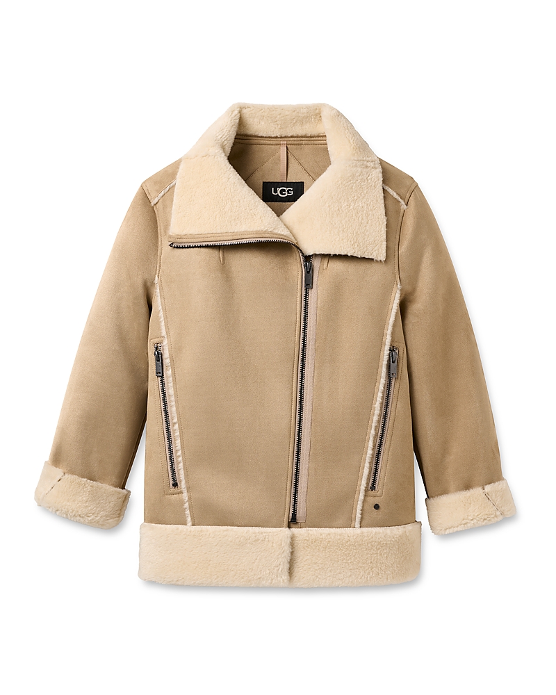 Ugg Avelie Luxe Fluff Jacket In Neutral