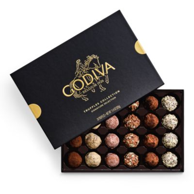 Signature Chocolate Truffles Gift Box, 24 Piece