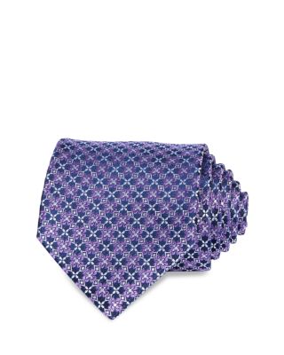 Medallion Print Silk Neck Tie - Exclusive