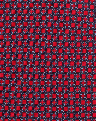 Geo Print Silk Neck Tie - Exclusive