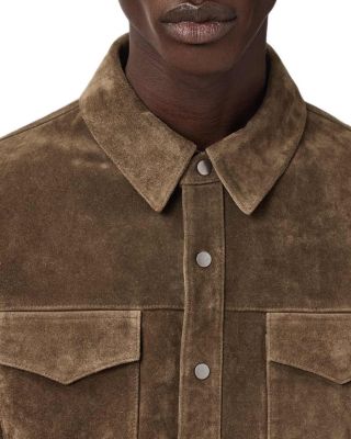 Sully Suede Regular Fit Button Down Shirt