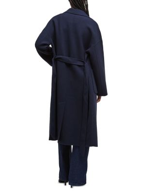 Rachel Wool Blend Wrap Coat