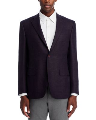 Siena Melange Textured Solid Regular Fit Sport Coat