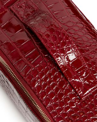 Vieda Croc Embossed Small Makeup Bag