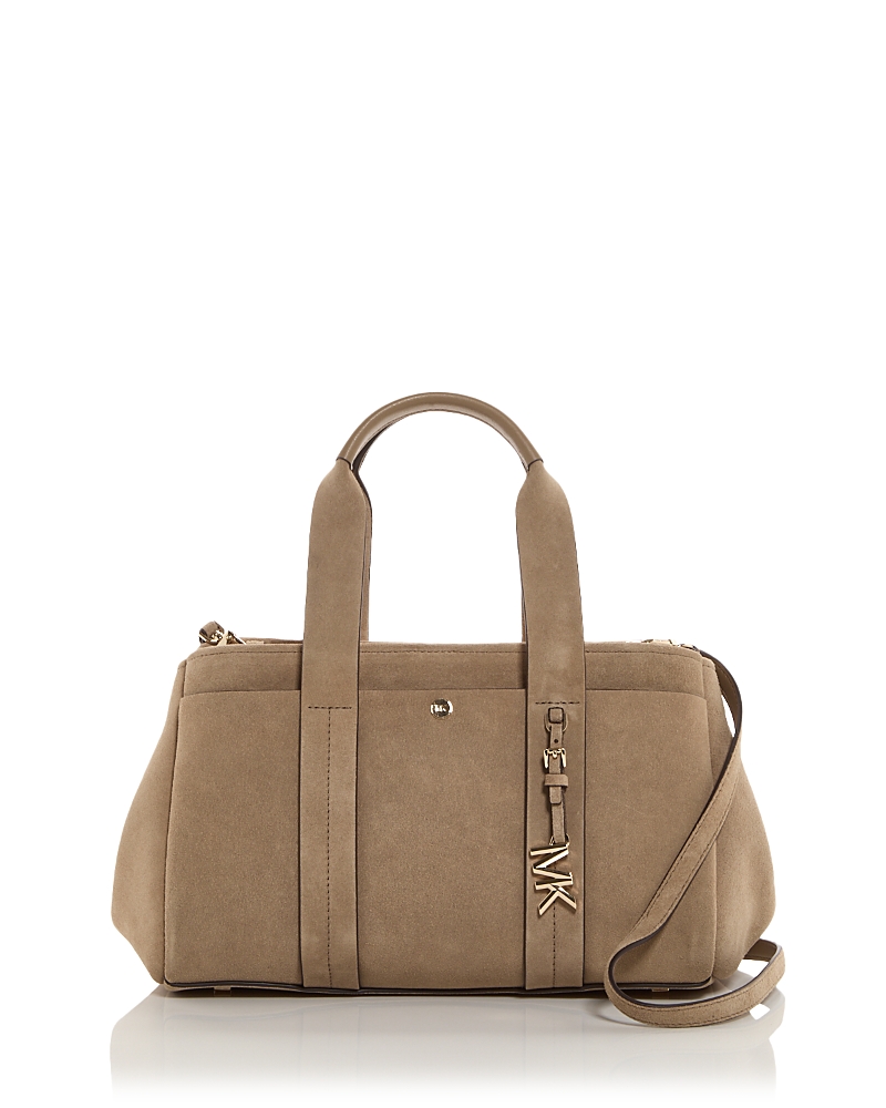 Michael Kors Romee Small East/west Satchel In Brown