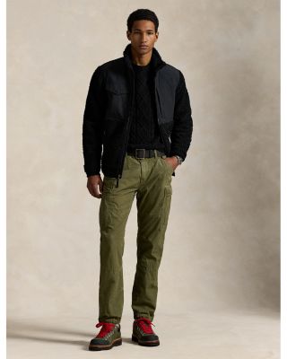Wool Cable Knit Crewneck Sweater