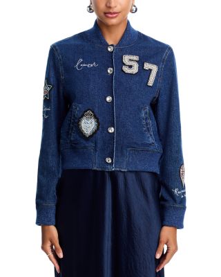 Varsity Denim Dominique Jacket
