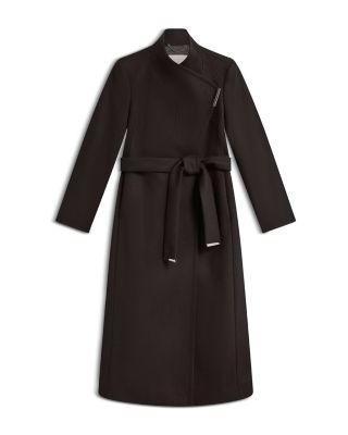 Rose Wool Blend Wrap Coat