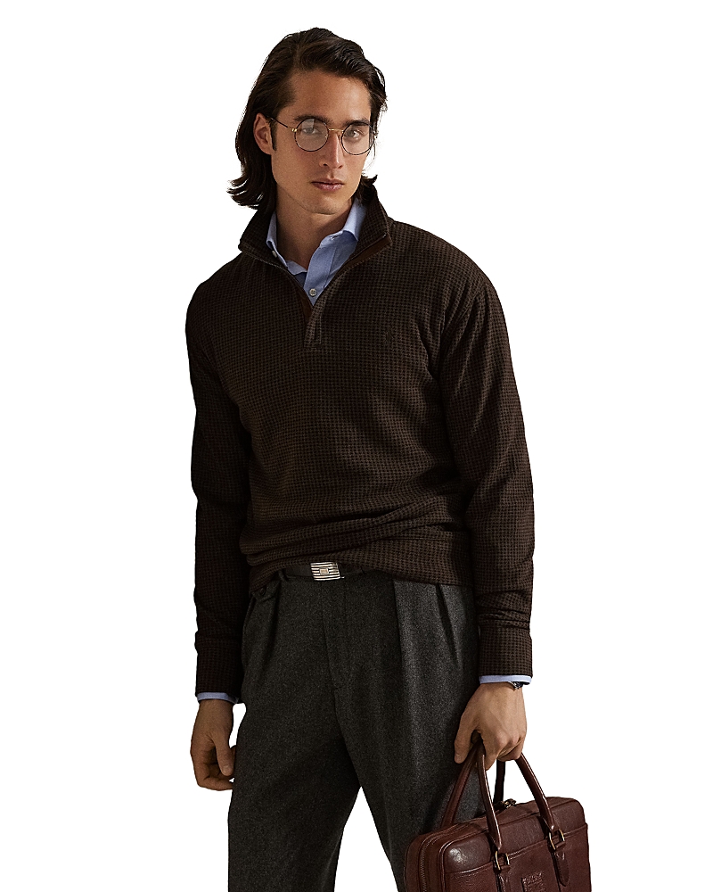 Polo Ralph Lauren Houndstooth Luxury Jersey Pullover