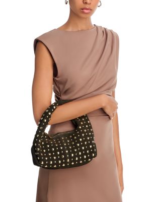 Slouchy Hobo Suede Shoulder Bag