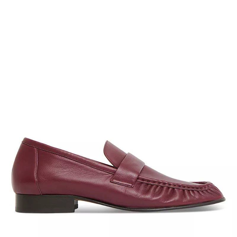 Mansur Gavriel Women's Ruched Penny Loafers