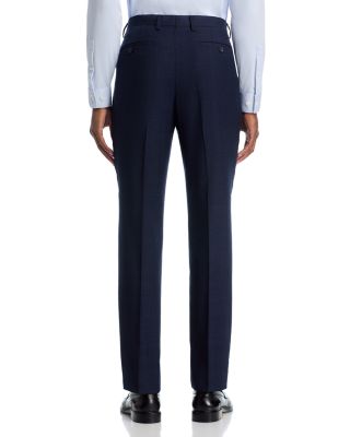 Tonal Plaid Slim Fit Suit Pants