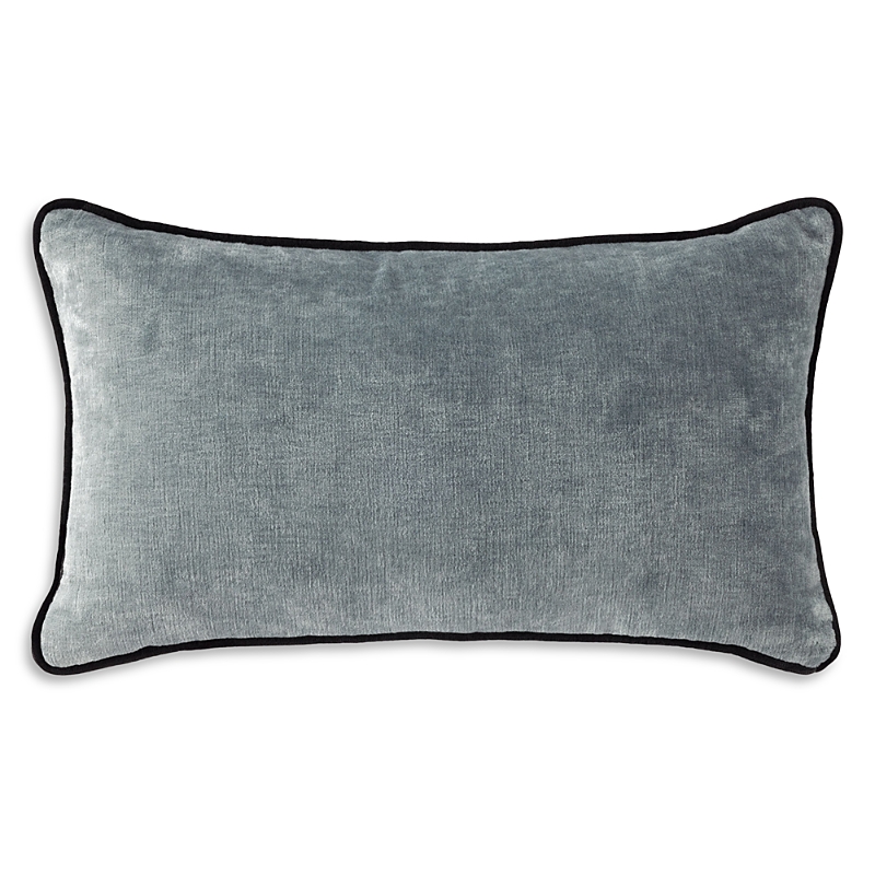 Yves Delorme Boromee Fjord Decorative Pillow, 13 X 22 In Gray