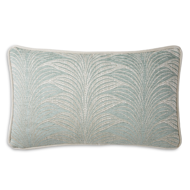 Yves Delorme Pollen Couture Decorative Pillow, 13 X 22 In Green