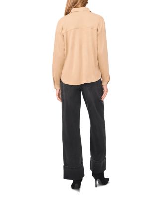 Faux Suede Shirt