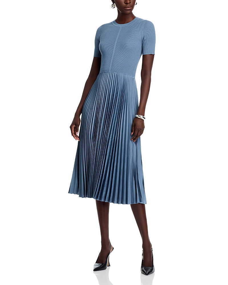 Hugo Boss Fadridi Dress In Blue