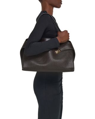 Hug Leather Shoulder Bag