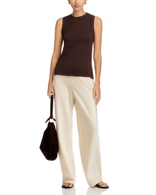 Crewneck Sleeveless Top