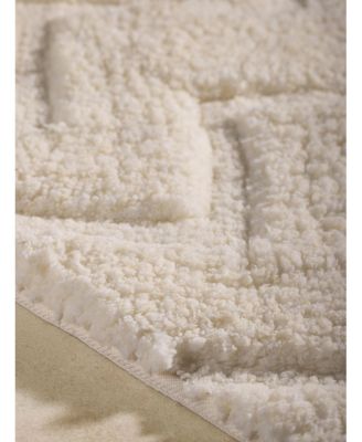Vantaa Bath Mat - Ivory White, 36&amp;quot; L x 24&amp;quot; W