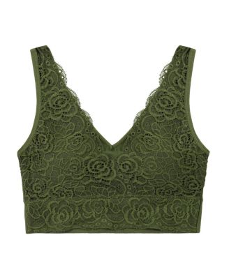 Soft V Lace Reversible Bralette