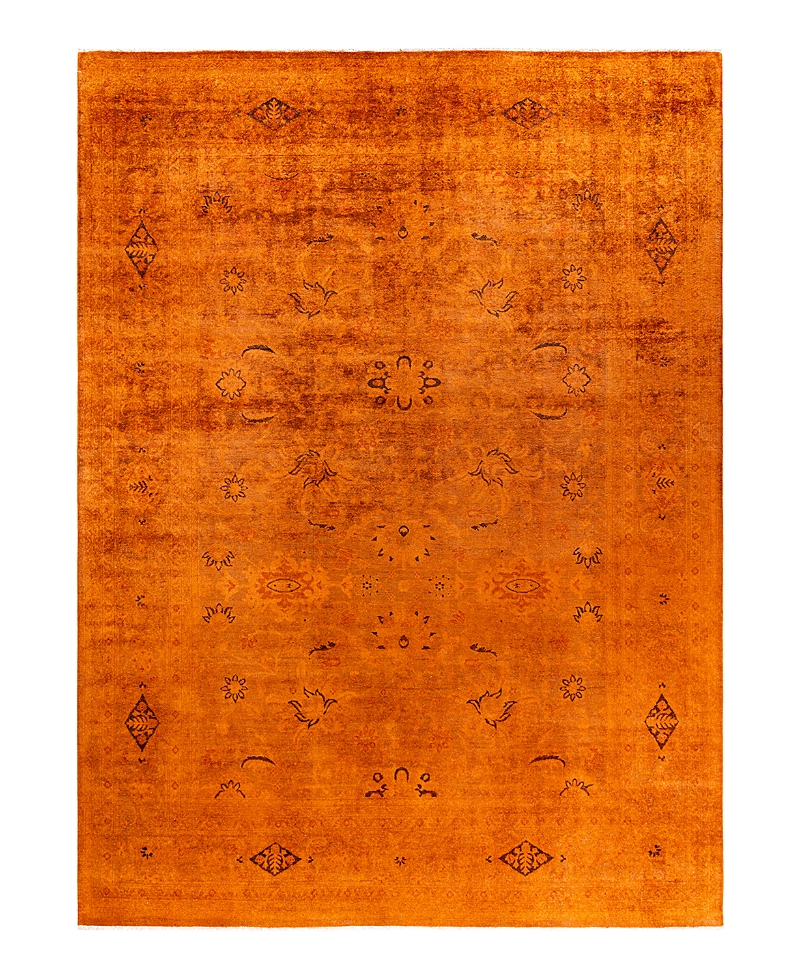 Bloomingdale's Fine Vibrance M1323 Area Rug, 9'2x12'2 In Orange