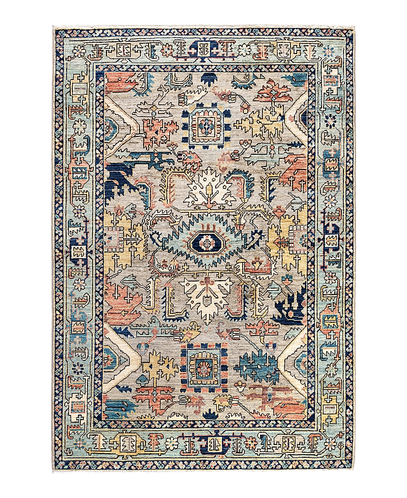 Bloomingdale's Serapi M0103-298 Area Rug, 4'1x5'11 In Gray