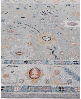 Bloomingdale's Colorful Oushak M0103-35 Area Rug, 9'0"x11'10"