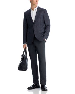 Slim Fit Plaid Sport Coat