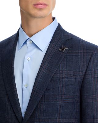 Slim Fit Plaid Sport Coat