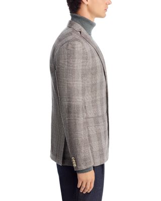 Varick Slim Fit Jersey Plaid Sport Coat