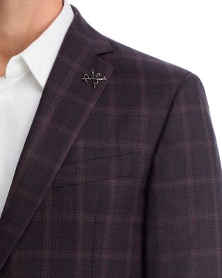 Slim Fit Tonal Plaid Sport Coat