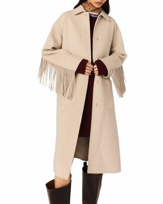 Maje - Fringe Coat