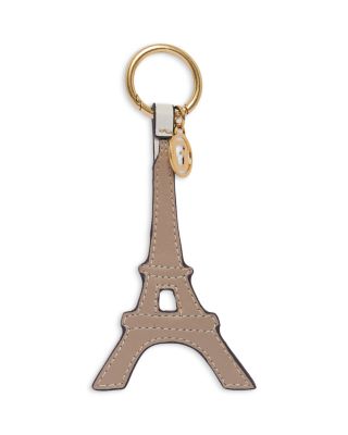Paris Leather Keychain