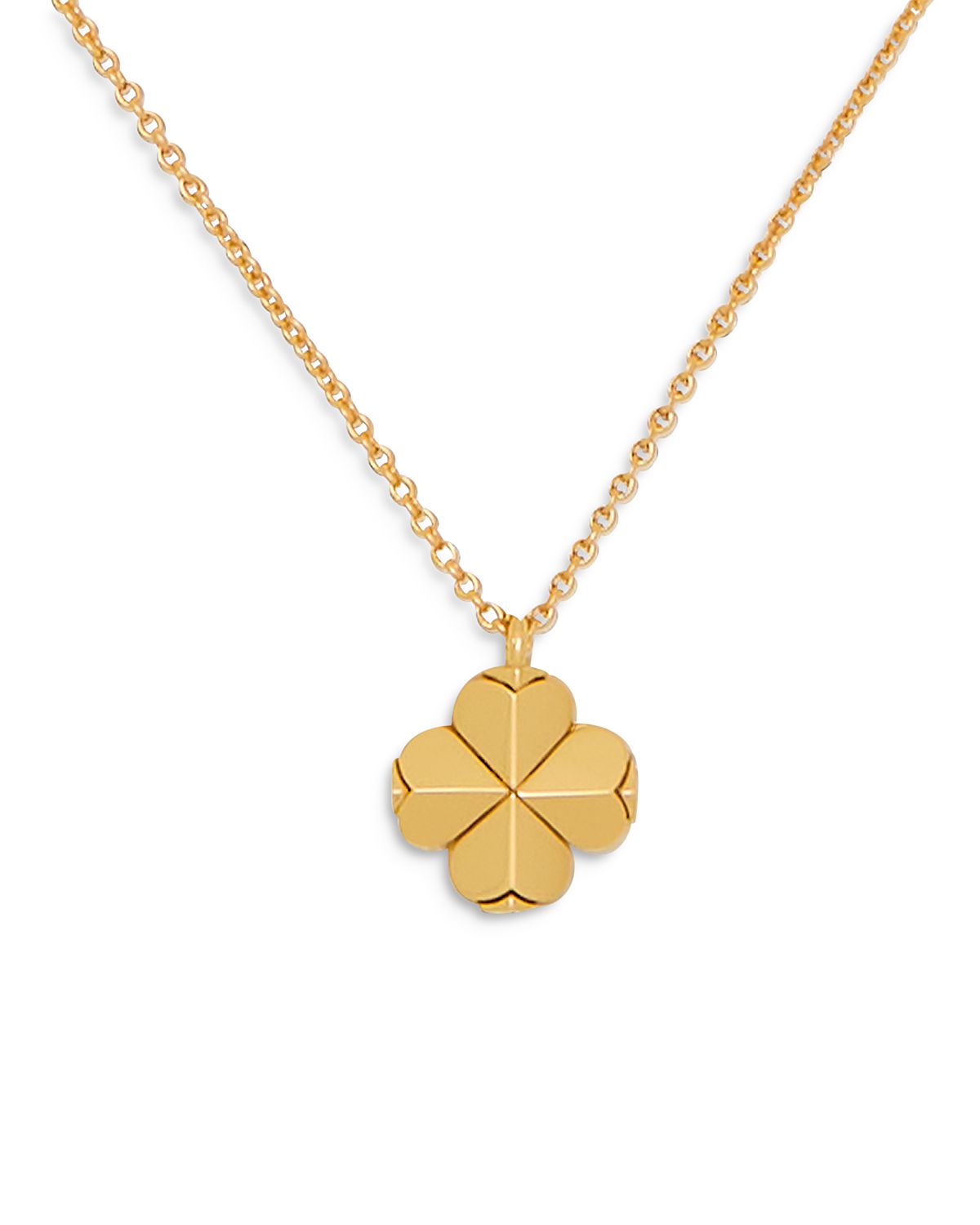 kate spade new york Spade Flower Mini Pendant Necklace,