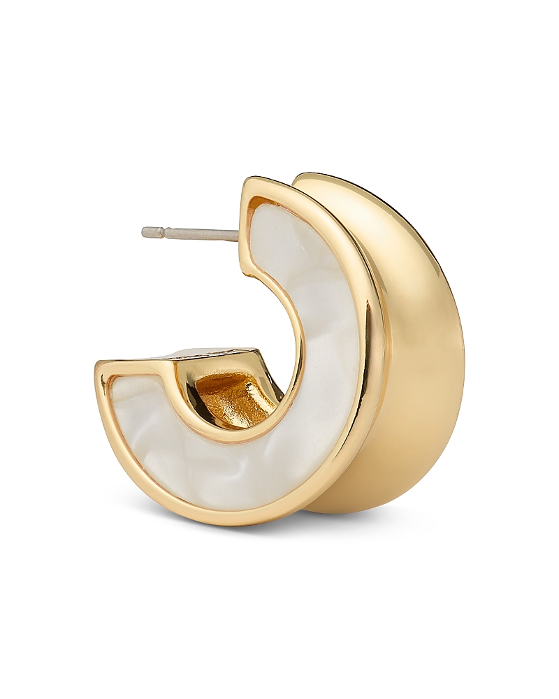 Kate Spade New York Bold Shimmering Small Hoop Earrings, 0.82 In Gold