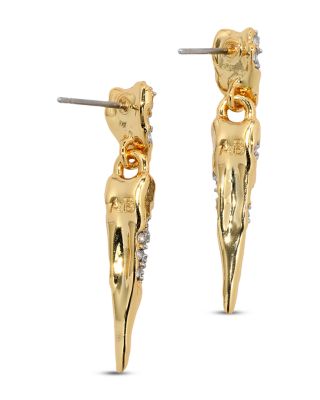 Solanales Pav&eacute; Drop Earrings