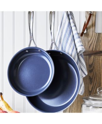 Clad CFX 10-Piece Stainless Steel Ceramic Nonstick Cookware Set 