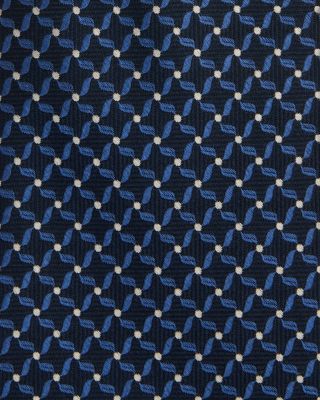 Silk Classic Geometric Tie - Exclusive 