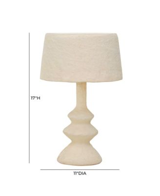 Cotton Mache Table Lamp