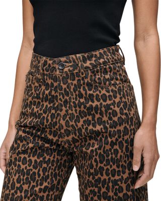 Miro Barrel High Rise Jeans in Leopard