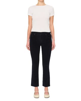 Mara Straight Mid Rise Instasculpt™ Ankle Corduroy Jeans in Glazed Blue