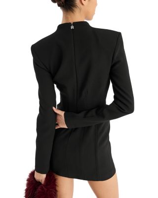 Mock Neck Mini Dress