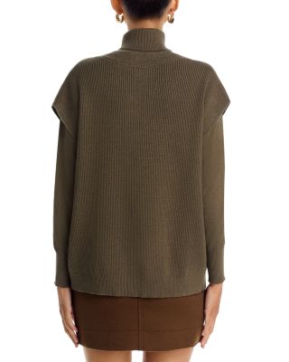 Turtleneck & Sweater Vest Set